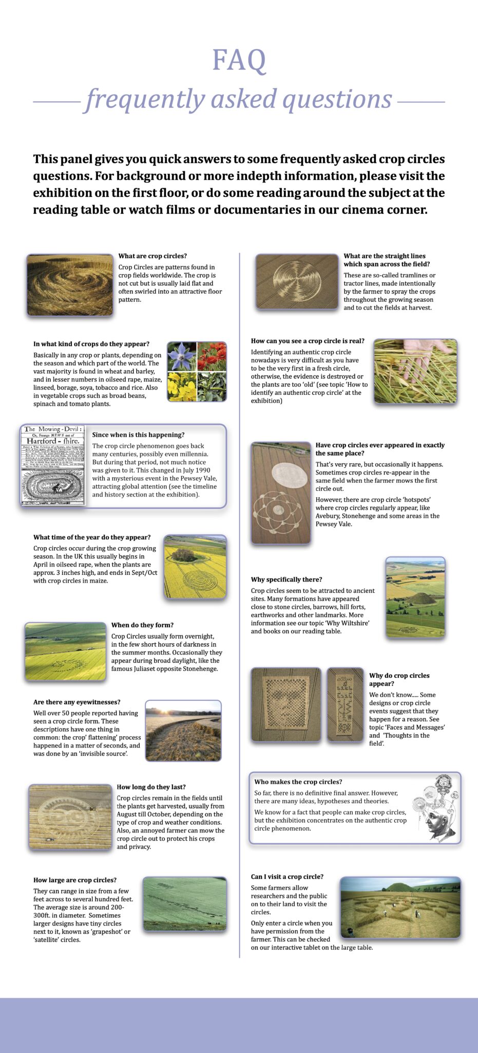 What are crop circles